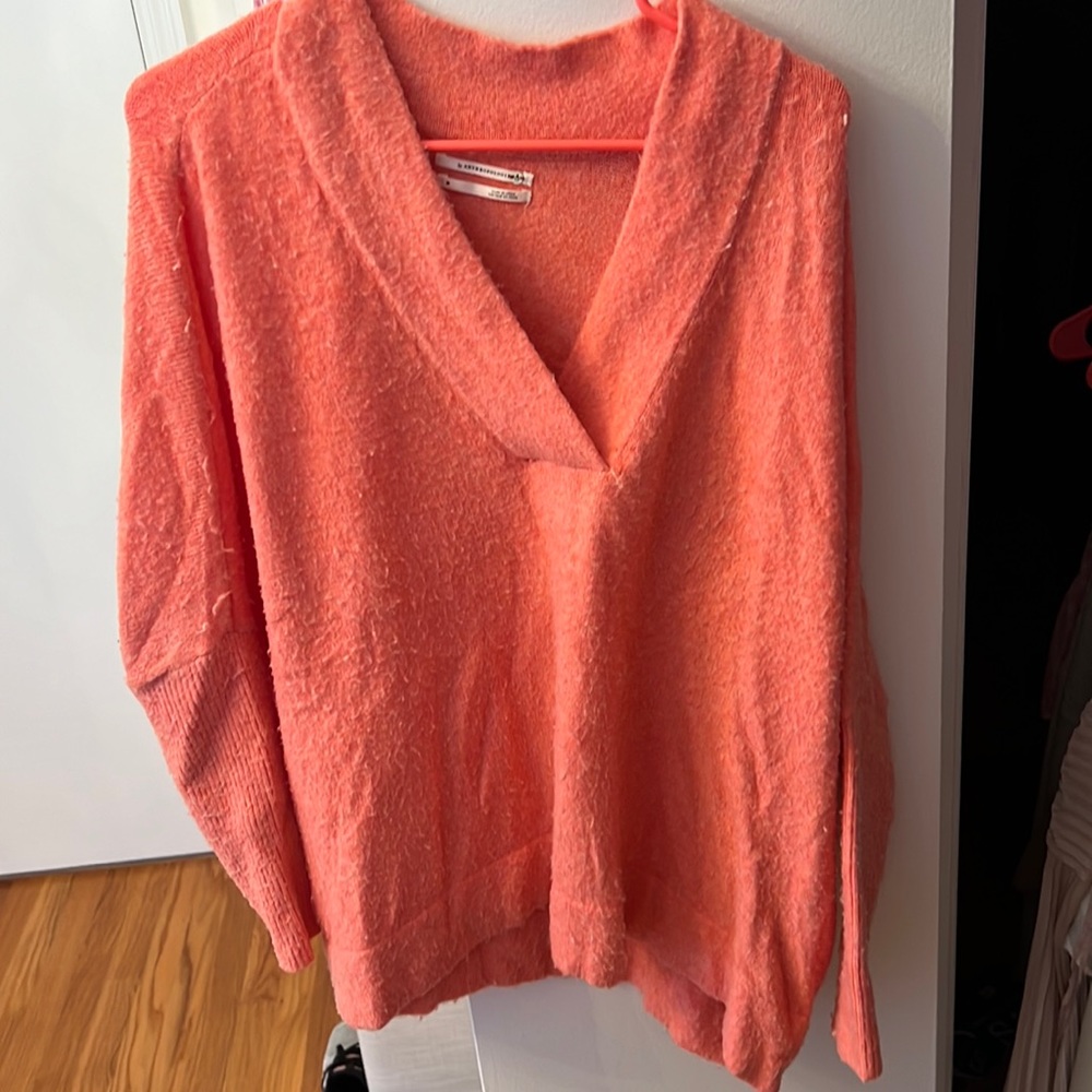 Anthropologie pink color sweater